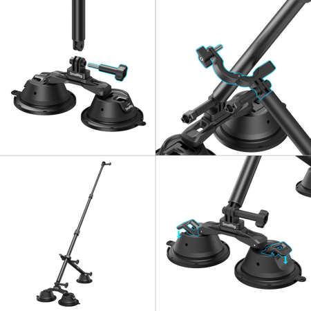 SmallRig 4380 | Car holder set with three suction cups