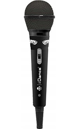 iDance CLM9 Microphone - black wired microphone