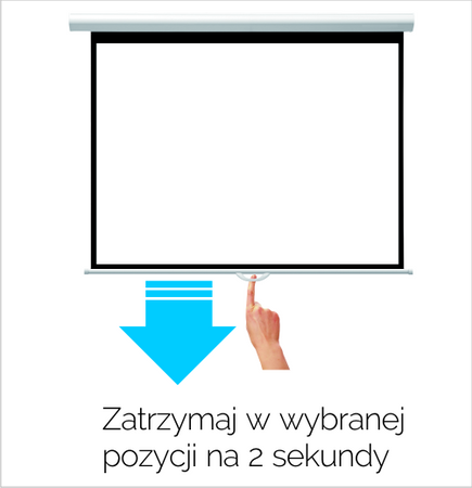 Ekran rozwijany ręcznie - Suprema FENIKS ELEGANT