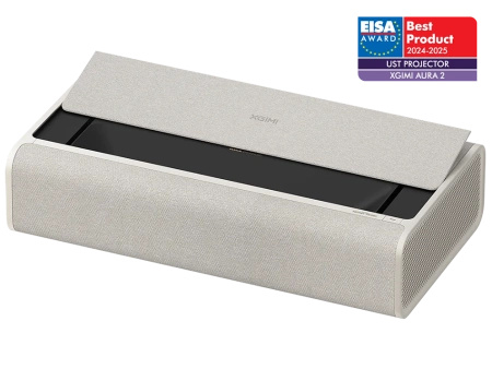 Zestaw promocyjny 3w1: projektor laserowy XGIMI AURA 2 + Ekran ramowy ALR 100" + Google TV Stick 4K