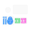 Set Glass Protection Lens Cover + LCD Screen Protector + Action Pod For Insta360 Go3 / Go 3 / Telesin / Is-flm-001