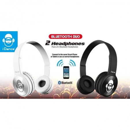 iDance Bluetooth Duo BK-WH - a set of headphones for two people