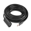 UGREEN US121 USB 2.0 extension cable, active, 10m (black)