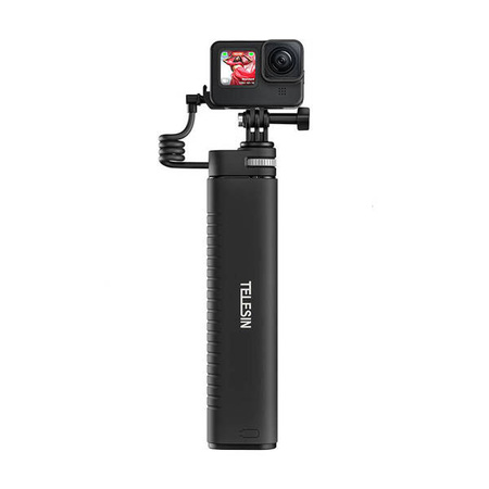 TELESIN TE-CSS-001 Power grip selfie stick | wysięgnik 90cm z wbudowanym powerbankiem USB-C