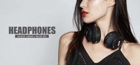 iDance AC/DC Black 100 - wired headphones