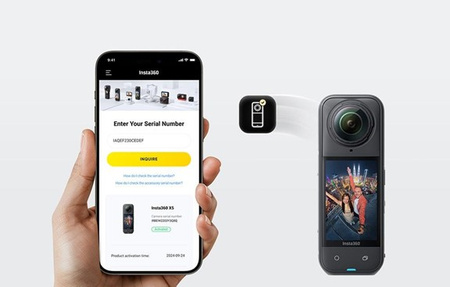 Insta360 Flexicare to Insta360 X5 - physical card