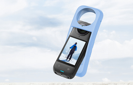 PULUZ Silicone Protective Case for Insta360 X4 (Blue)