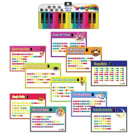 Giant Piano Mat XXL 180cm | dodatkowe utwory w komplecie!