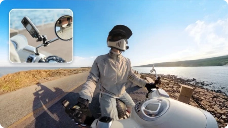 Insta360 Rear View Mirror Mount | uchwyt na lusterko wsteczne do motocykla