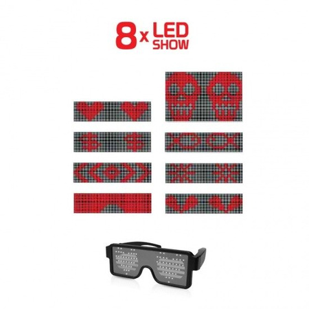 iDance Light Beats LG100 - okulary LED