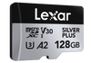 microSDXC Silver Plus 1066x UHS-I/U3/A2/4K R205/W150 (V30) 128GB