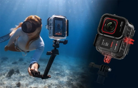 Waterproof case for the Insta 360 Ace Pro 2 Dive Case camera