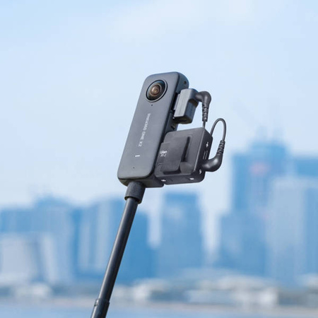 Insta360 ONE X2 / ONE RS 1-Inch 360 Edition Mic Adapter - Vertical Version Microphone Adapter