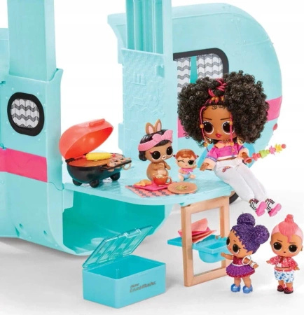 LOL Surprise OMG GLAM N' GO CAMPER 4in1 - fashionable camper for dolls
