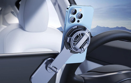 Ładowarka indukcyjna Ugreen CD380, do samochodów Tesla, 15W (czarna)