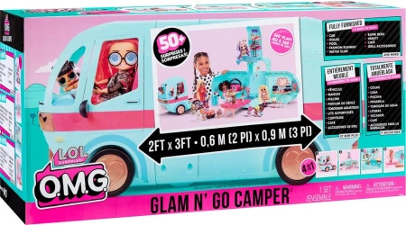 LOL Surprise OMG GLAM N' GO CAMPER 4in1 - fashionable camper for dolls
