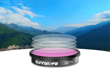 Sunnylife zestaw filtrów ND4, ND8, ND16, ND32 do Insta360 GO 2, GO 3