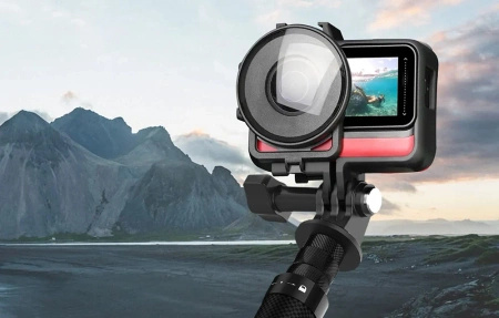 Selfie stick z włókna węglowego o długości 1,16m Telesin do kamer sportowych