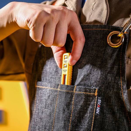 Deli Tools EDL8003 voltage tester, electronic, 12-250V (yellow)