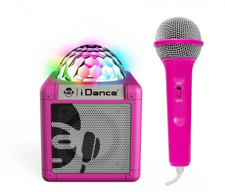 iDance Cube Sing 100 - 5W disco cube + wired microphone