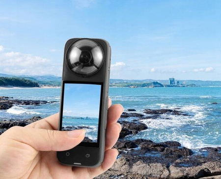 Zestaw Osłon 2x SzkŁo Ochrona Osłona Na Obiektyw Do Insta360 X4 / X 4 / Pu988t