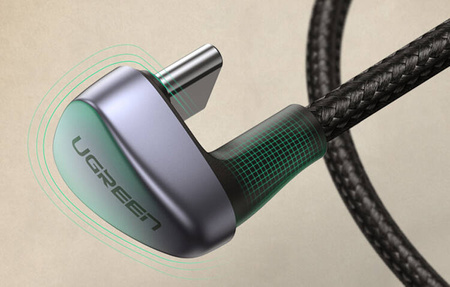USB 2.0 A to C cable UGREEN US311, 1m (black)