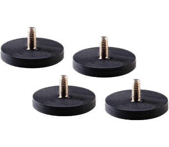 Nanlite Magnetic Base Adapter with 1/4"-20 Thread Set (4pcs)