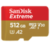 Karta SanDisk Extreme microSDXC 512 GB 190/130 MB/s A2 C10 V30 UHS-I U3
