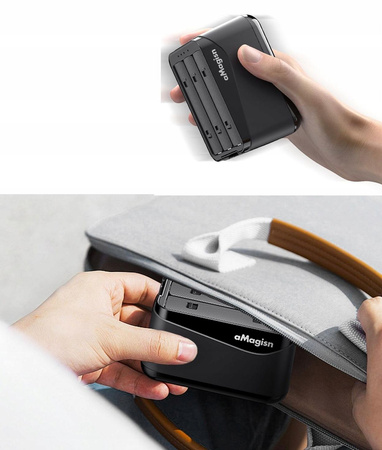 Puluz PF12 | Insta360 X5 Charge Case | 3-kanałowa ładowarka do Insta360 X5