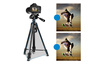 Statyw / Tripod z głowicą 3D 360° + uchwyt na telefon Puluz PU3096B
