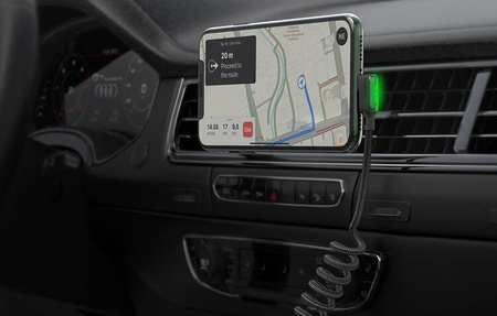 USB to Lightning cable, Mcdodo CA-7300, angled, 1.8m (black)