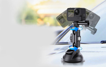Telesin TE-SUC-012 | suction cup mount for sports cameras