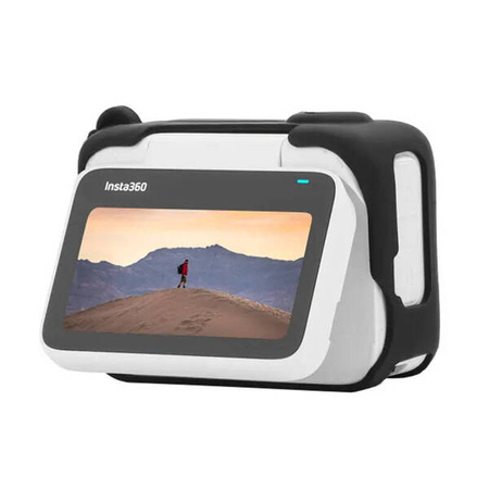 Zabezpieczające etui Sunnylife Insta360 GO 3 Czarne z naklejkami