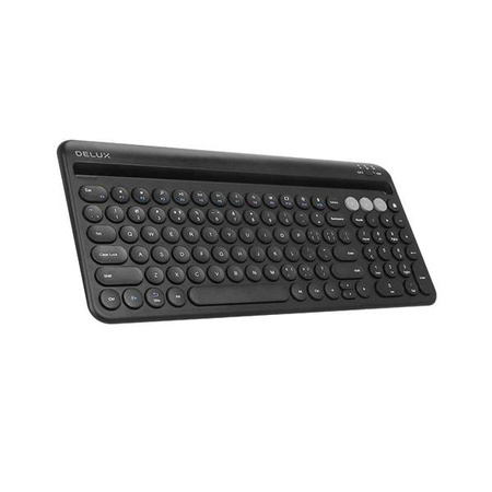 Delux K2212V BT Wireless Keyboard (Black)