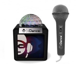 iDance Cube Sing 100 - kostka disko 5W + mikrofon przewodowy