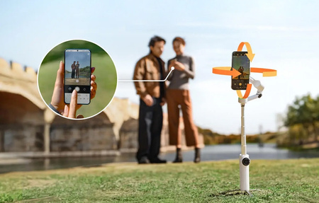  Insta360 Flow 2 Pro AI Tracker Bundle | Gimbal | Biały