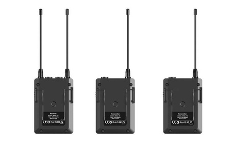 SYNCO T3 BEZPRZEWODOWY SYSTEM MIKROFONOWY UHF - 2 ODBIORNIKI