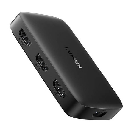 Przełącznik Switch UGREEN CM332 3w1 HDMI 1.4 4K 30 Hz (czarny)
