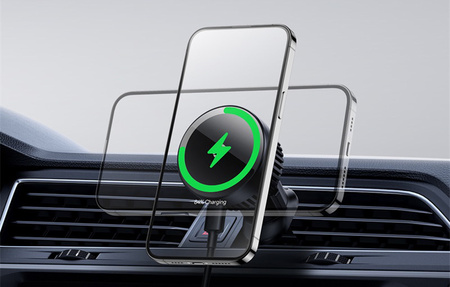 Baseus MagPro 15W | Uchwyt samochodowy z ładowaniem bezprzewodowym MagSafe