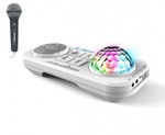 iDance Party Mix XD1 - a small DJ console with a microphone and a disco ball
