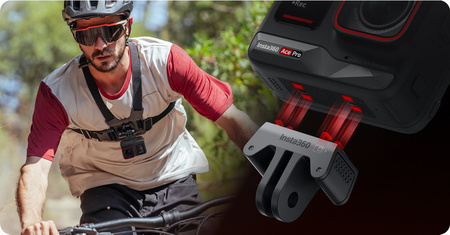 Insta360 Ace Pro Standard Mount | original mount with quick connector for the Ace Pro camera