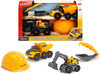 Dickie Toys - Large gift set of 2 VOLVO construction vehicles 26 cm
