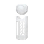 Sunnylife Silikonowa obudowa + osłona obiektywu do Insta360 X4 (biała)