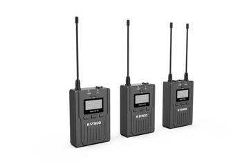 SYNCO T3 BEZPRZEWODOWY SYSTEM MIKROFONOWY UHF - 2 ODBIORNIKI