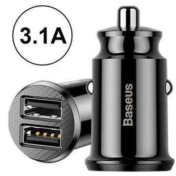 Baseus Ładowarka Do Zapalniczki 3.1a 2x Usb 5v