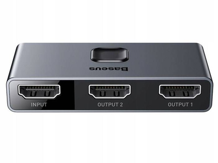 Dwukierunkowy rozdzielacz / splitter HDMI Baseus Matrix, 2x1 / 1x2, 4K