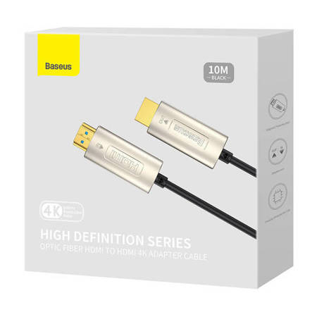 Kabel HDMI do HDMI Baseus High Definition 10m, 4K (czarny)