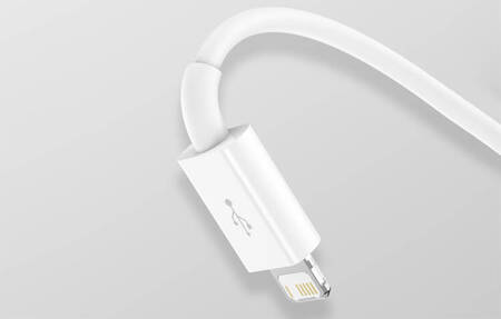 Kabel szybkiego ładowania Baseus Superior Data USB do M+L+C 3.5A 0.5M(White)