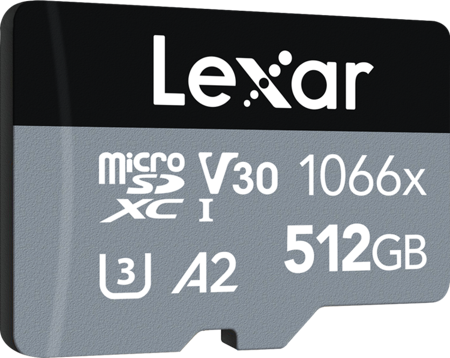 Lexar microSDXC SILVER 1066x UHS-I/U3/A2 R160/W120 (V30) 512GB