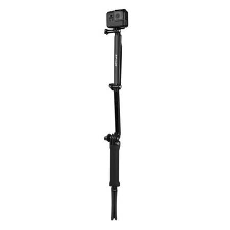 Składany kijek Selfie Stick/Tripod Puluz do kamer sportowych PU202 czarny